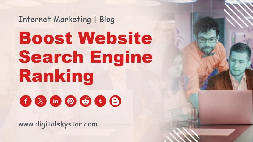 Boost Website Search Engine Ranking