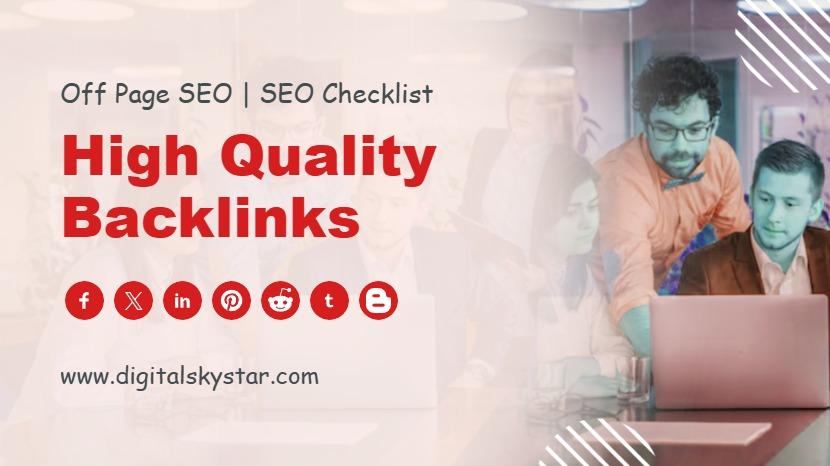 High Quality Backlinks