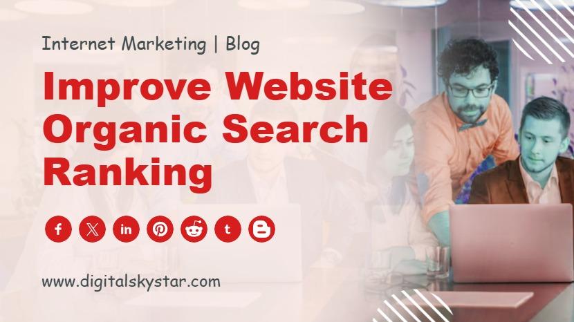 Improve Website Organic Search Ranking