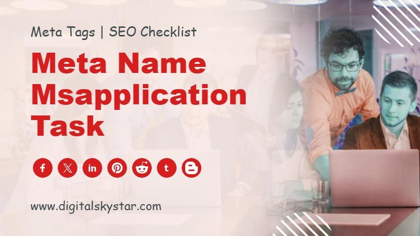 Meta Name Msapplication Task