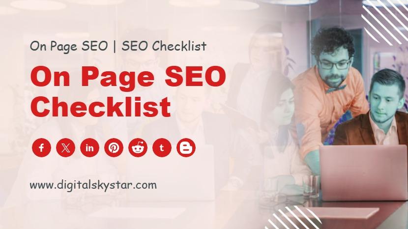 On Page SEO Checks