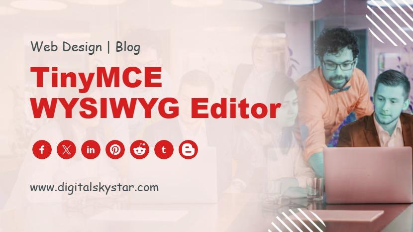 TinyMCE WYSIWYG Editor